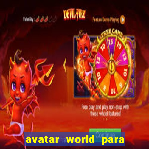 avatar world para imprimir e colorir